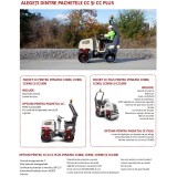 Cilindru compactor tandem CC900 Plus DYNAPAC, latime tambur 900mm, greutate 1600kg, productie SUEDIA