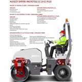 Cilindru compactor tandem CC1300 DYNAPAC, latime tambur 1300mm, greutate 3900kg, productie SUEDIA