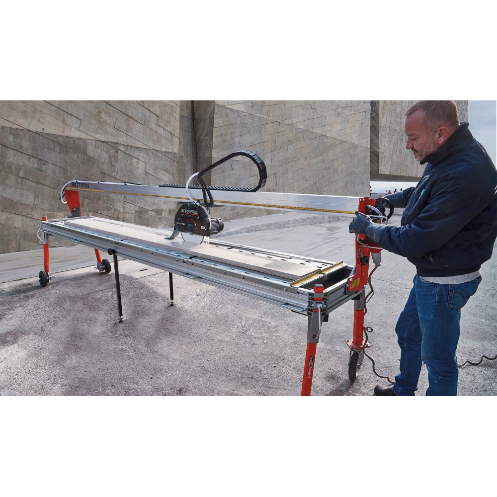 Masa de Taiat gresie, granit, marmura BATTIPAV SUPREME 320S, Lungime taiere 3200mm, disc 300mm