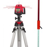 Nivela laser rotativa orizontala si verticala uniLASER AHV BMI, diametru de lucru 300m, precizie ±3mm/30m