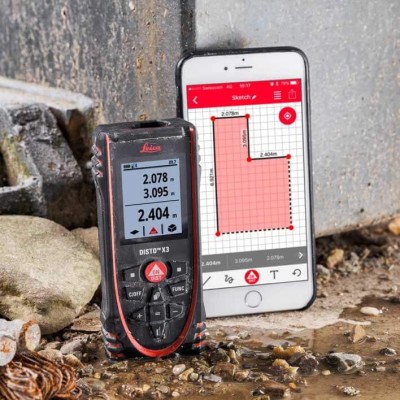 Telemetru laser Leica DISTO X3, lungime maxima de masurare 150m