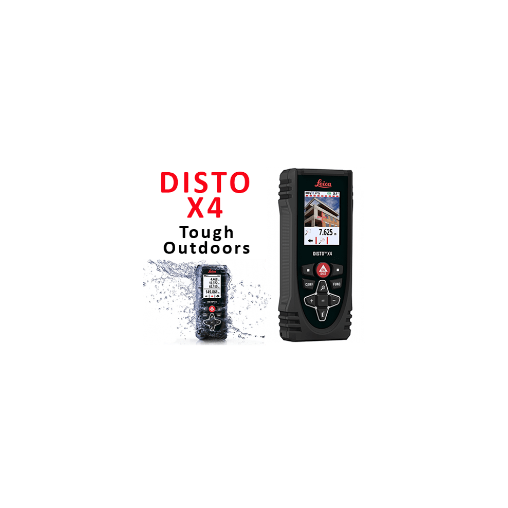 Telemetru laser Leica DISTO X4, lungime maxima de masurare 150m