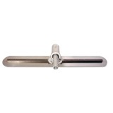 Gletiera de finisare cu articulatie si maner FRESNO, profil OTEL 1200x120mm