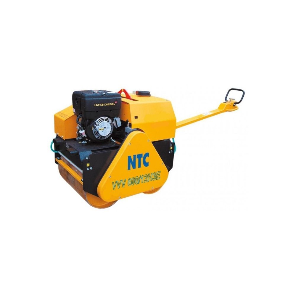 Cilindru compactor VVV600/12H3E NTC, motor Hatz 1B30, putere 5,0kW, pornire electrica, 600kg