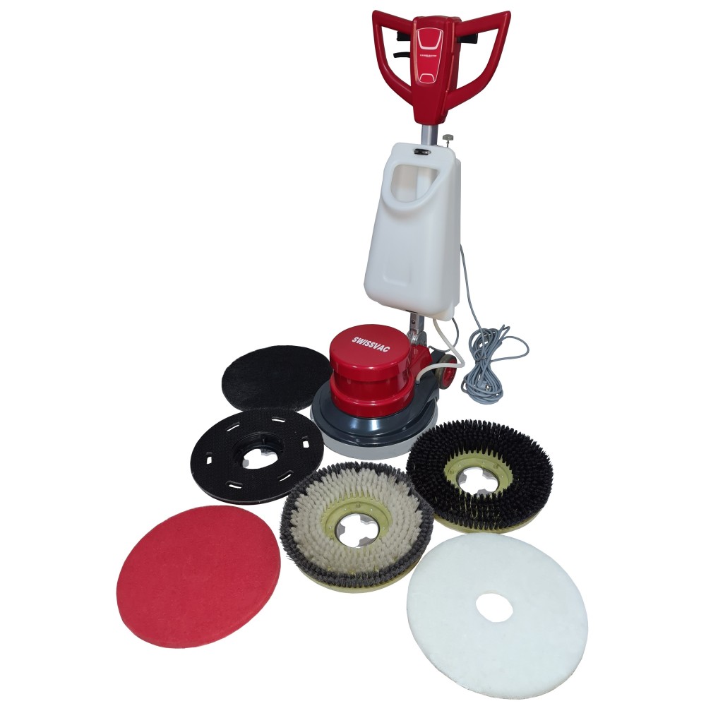 Monodisc SWISSVAC SWF005 cu PAD Alb 1100W pentru Gresie și PVC