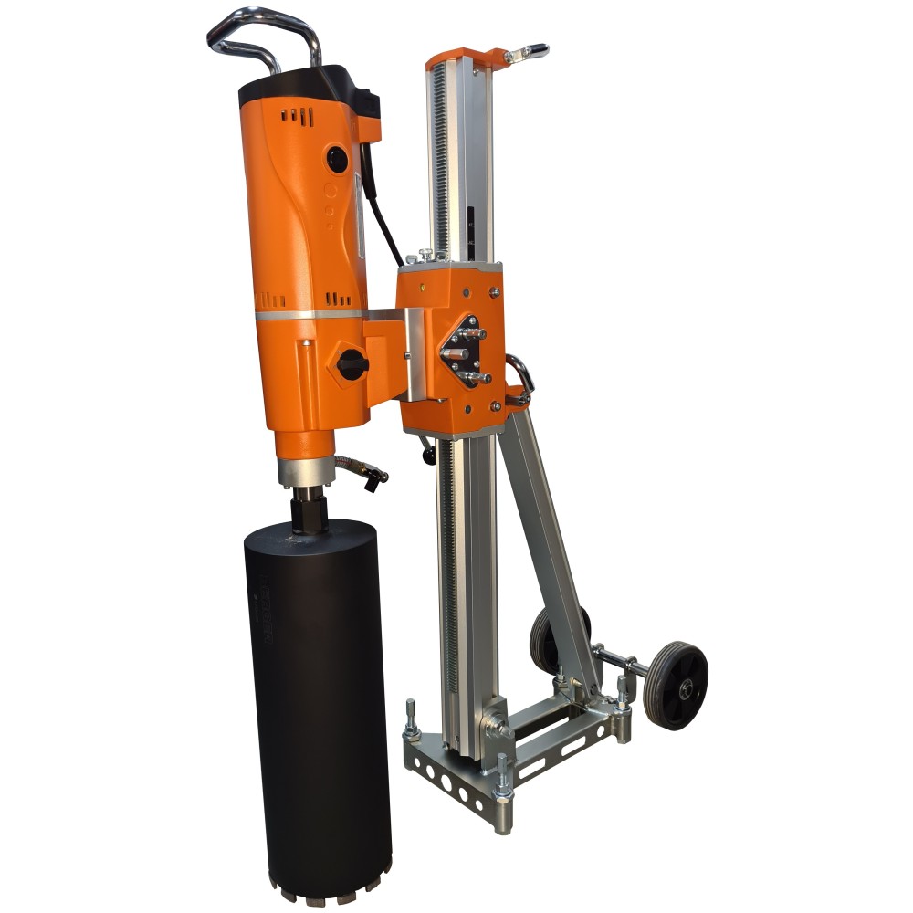 Masina de carotat DMP-352 si stativ DSP-352 BERGER, putere 3.300W, 230V, diametru maxim de carotare 400mm