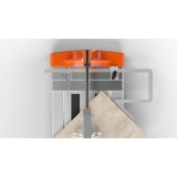 Masina manuala de taiat placi ceramice BATTIPAV, model LEGGERA137, lungime taiere 1370mm, greutate 12,2kg