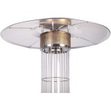 Incalzitor de terasa cilindric PARASOL FL145 pe GPL, putere 14kW