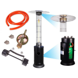 Incalzitor de terasa cilindric PARASOL FL145 pe GPL, putere 14kW