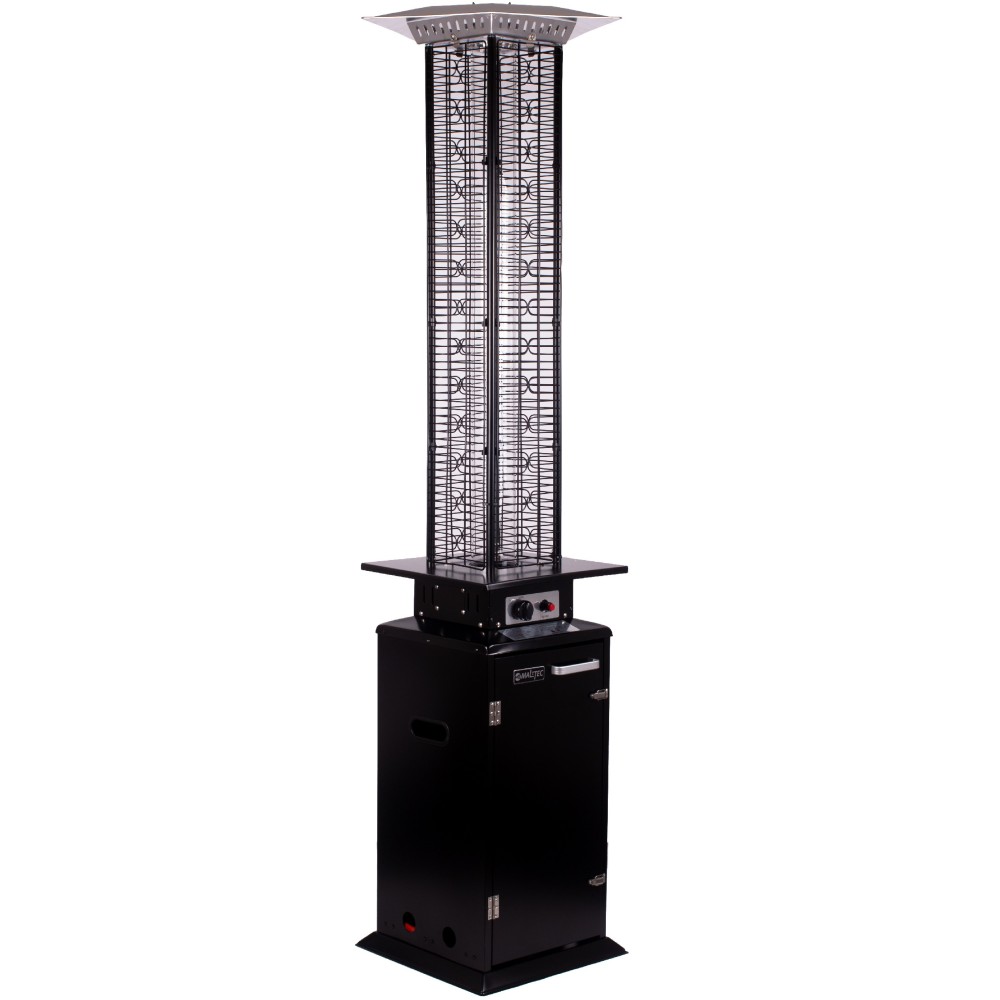 Incalzitor de terasa patrat PARASOL FL175 pe GPL, putere 14kW
