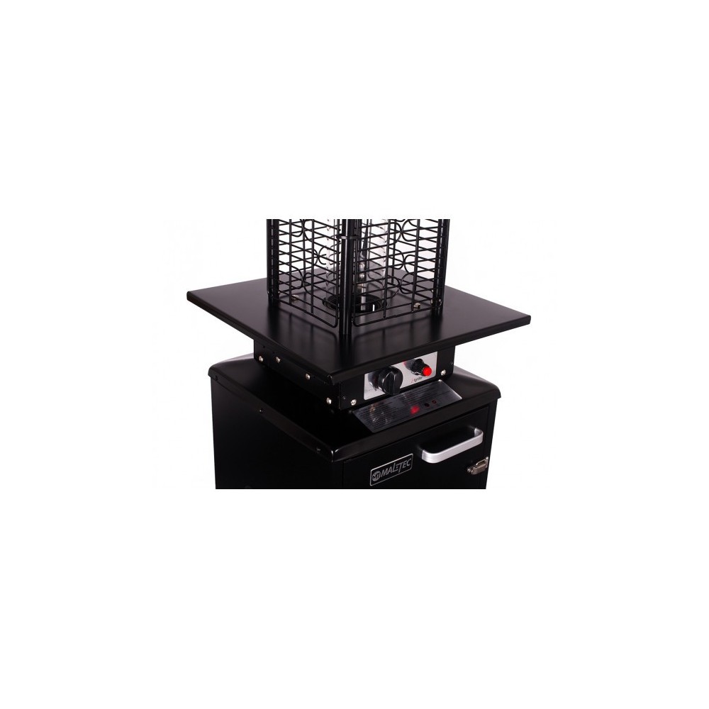 Incalzitor de terasa patrat PARASOL FL175 pe GPL, putere 14kW