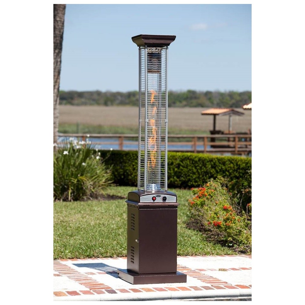 Incalzitor de terasa patrat PARASOL FL175 pe GPL, putere 14kW