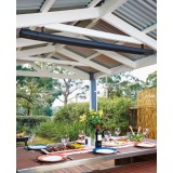 Incalzitor electric cu raze infrarosii ACL24NCPR, de Perete, cu Telecomanda, putere calorica 2,4kW, alimentare 230V