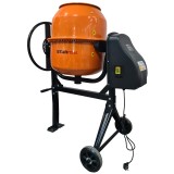 Betoniera CM120L STARMIX, volum cuva 120 litri, putere motor 550W, bobinaj motor cupru, alimentare 230V, greutate 44kg