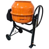 Betoniera CM160L STARMIX, volum cuva 160 litri, putere motor 650W, bobinaj motor cupru, alimentare 230V, greutate 53kg