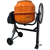 Betoniera CM180L STARMIX, volum cuva 180 litri, putere motor 650W, bobinaj motor cupru, alimentare 230V, greutate 54kg