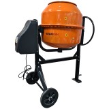 Betoniera CM180L STARMIX, volum cuva 180 litri, putere motor 650W, bobinaj motor cupru, alimentare 230V, greutate 54kg