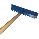 Sape de tras beton TEXAS PLACER cu rizuri si maner din LEMN