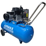 Compresor de aer ZA65-100L AIRMAX, debit aer aspirat 386 l/min, capacitate butelie 100 L, presiune 8bar, 230V