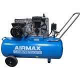 Compresor de aer ZA65-100L AIRMAX, debit aer aspirat 386 l/min, capacitate butelie 100 L, presiune 8bar, 230V