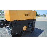Vibrocompactor reversibil hidraulic STRONG cu tambur virator cu actionare HIDRAULICA, Honda GX390, 13CP, latime 635mm, 800kg