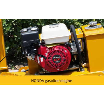 Rulou vibrocompactor STRONG cu latimea tamburului 450mm, motor Honda GX160, putere 5,5CP, greutate 200kg