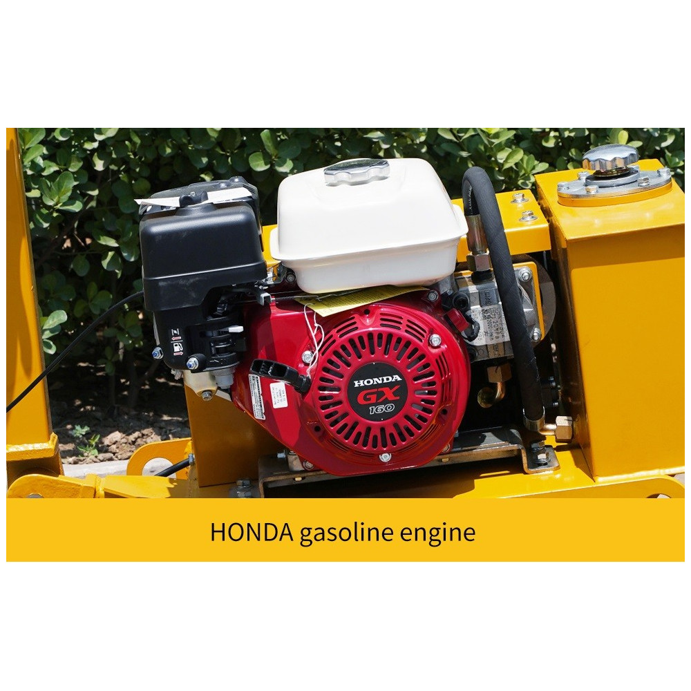 Rulou vibrocompactor STRONG cu latimea tamburului 450mm, motor Honda GX160, putere 5,5CP, greutate 200kg