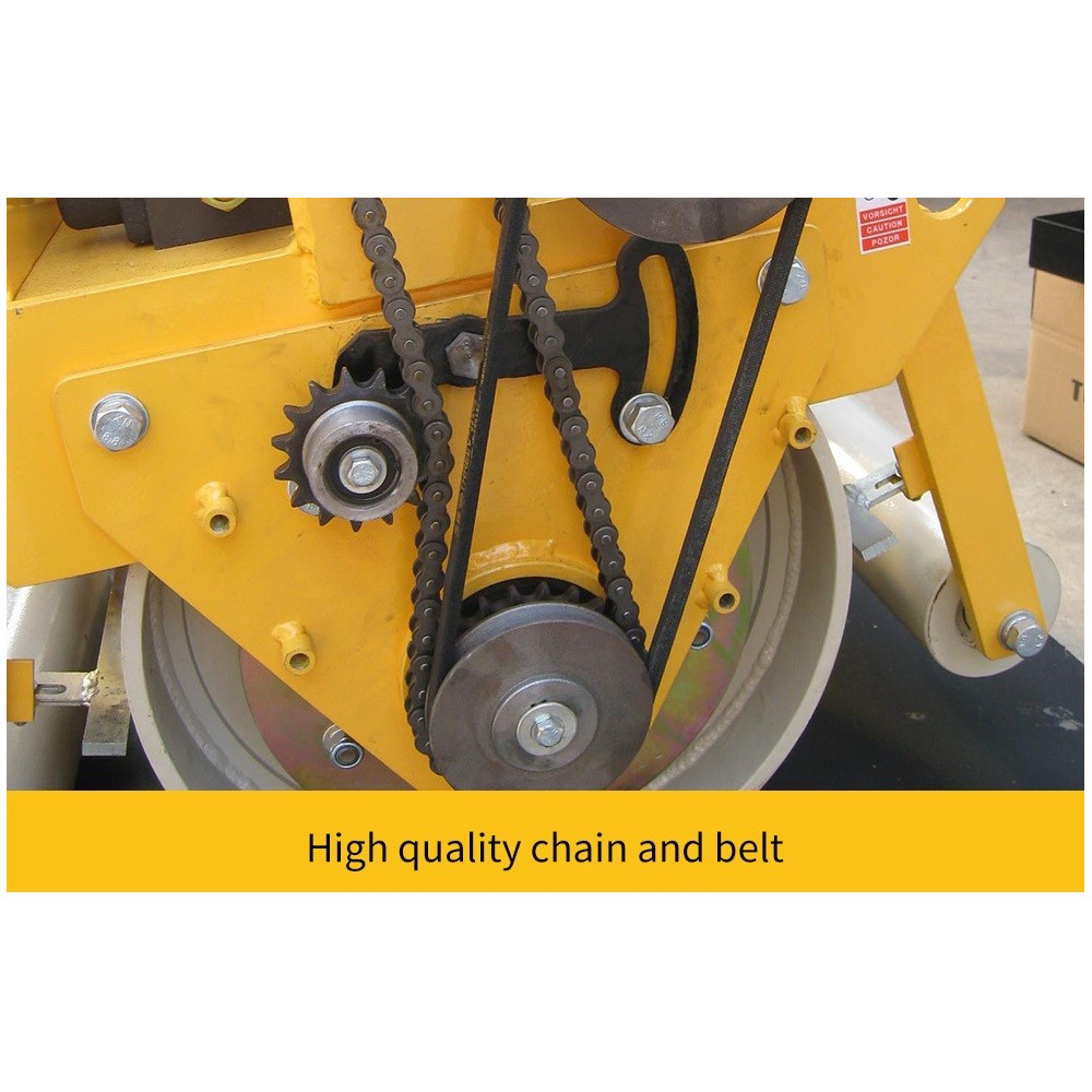 Rulou vibrocompactor STRONG cu latimea tamburului 450mm, motor Honda GX160, putere 5,5CP, greutate 200kg