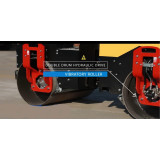 Cilindru compactor TANDEM Strong 1500kg, latime tambur 900mm, motor Diesel CF13, pornire electrica, 13CP