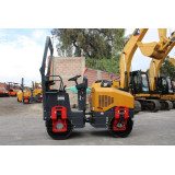 Cilindru compactor TANDEM Strong 1500kg, latime tambur 900mm, motor Diesel CF13, pornire electrica, 13CP