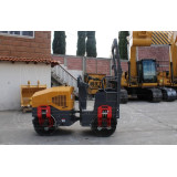 Cilindru compactor TANDEM Strong 1500kg, latime tambur 900mm, motor Diesel CF13, pornire electrica, 13CP