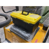 Cilindru compactor TANDEM Strong 1000kg, latime tamburi 740/800mm, motor Diesel CF186F, pornire electrica, 9CP