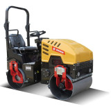 Cilindru compactor TANDEM Strong 1000kg, latime tambur 740/800mm, motor Diesel CF186F, pornire electrica, 9CP
