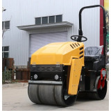 Cilindru compactor TANDEM Strong 1000kg, latime tambur 740/800mm, motor Diesel CF186F, pornire electrica, 9CP