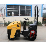 Cilindru compactor TANDEM Strong 1000kg, latime tambur 740/800mm, motor Diesel CF186F, pornire electrica, 9CP