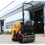Cilindru compactor TANDEM Strong 1000kg, latime tambur 740/800mm, motor Diesel CF186F, pornire electrica, 9CP