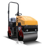 Cilindru compactor TANDEM Strong 1000kg, latime tambur 740/800mm, motor Diesel CF186F, pornire electrica, 9CP