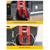 Cilindru compactor TANDEM Strong 1500kg, latime tambur 900mm, motor Diesel CF13, pornire electrica, 13CP