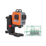 Laser autonivelant X-Liner 3D cu fascicul verde NEDO, 3 fascicule, diametru maxim de masurare 50m