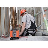 Nivela laser cu linii LINUS 1 HV NEDO, cu mai multe linii verticale si o linie laser orizontala, diametru maxim de masurare 200m