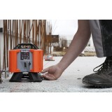 Nivela laser cu linii LINUS 1 HV NEDO, cu mai multe linii verticale si o linie laser orizontala, diametru maxim de masurare 200m