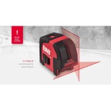 Laser autonivelant cu linii AutoCROSS 654-AC4R BMI, diametru maxim de masurare 60m