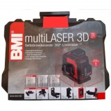 Laser autonivelant cu linii MultiLASER 3DR-Set BMI, diametru maxim de masurare 50m