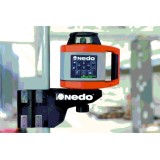 Nivela laser orizontala si verticala SIRIUS 1HV Green NEDO, diametru de lucru 300m, precizie ±1mm/10m