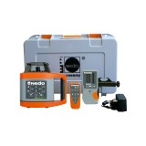 Nivela laser orizontala si verticala SIRIUS 1HV Green NEDO, diametru de lucru 300m, precizie ±1mm/10m
