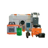 Nivela laser orizontala si verticala SIRIUS 1HV Green NEDO, diametru de lucru 300m, precizie ±1mm/10m