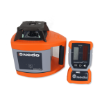 Nivela laser orizontala SIRIUS 1H NEDO, diametru de lucru 400m, precizie ±1mm/10m