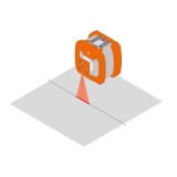 Nivela laser orizontala verticala dubla panta PRIMUS2 HVA2N NEDO Ø700m precizie ±0.5mm/10m