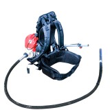 Vibrator beton Back-Pack ENAR, cu motor Honda GX35, furtun imersie 2m, cap 45mm