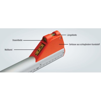 Tija de masurare Nedo mEssfix compact 0.60-3.04m cod F380211